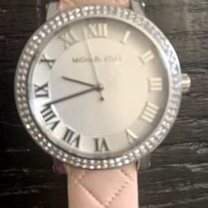 Michael Kors pink band watch